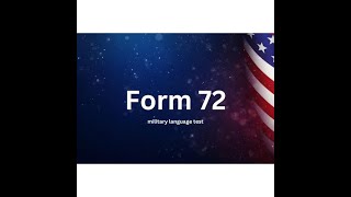 Ꭼ☾Ⱡ t Armed Forces Language Drill - Ꭼ☾Ⱡ Comprehension Evaluation Model #72