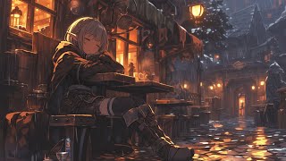 Relaxing Medieval Music with Rain Sounds, Fantasy Bard/Tavern Ambience, Relaxing Music for Sleep