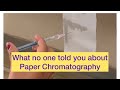 Paper chromatography #chromatography #aminoacid #biochemistry