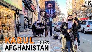 Kabul Afghanistan 2025 | A Vibrant City Tour in 4K Ultra HDR 🇦🇫