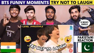 Bts Funny Moments Try Not To Laugh - Pakistani Reaction - Shan Rajpoot