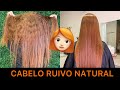 ALISEI UM CABELO RUIVO NATURAL COM PROGRESSIVA SEM FORMOL ORGANIC SINGLE PASS DA LE PRÖ