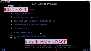 IBM OS/390: Introduction to RACF