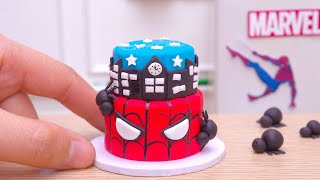 Spider- Man: No Way Home | Awesome Miniature Spider- Man Cake Decorating | Tiny Cake For MCU's Lover