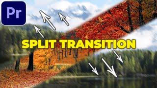 Split Slice Transition Tutorial in Premiere Pro | Split Screen Transition