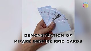 Mifare desfire card series display