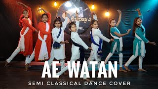 Ae watan| Easy & Attractive Semiclassical Steps| Dance Cover| Raazi| Patriotic Republic day special|