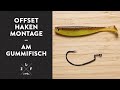 Offset Haken Montage am Gummifisch