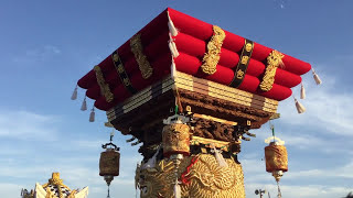 平成28年10月9日 上之庄神社秋祭り 本宮 国包屋台練り