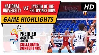 NU vs. LPU | PVL Season 2 Collegiate Conference | Game Highlights | September 4, 2017