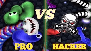 SLITHER.IO - PRO Vs HACKER IN SLITHERIO (EPIC GAMEPLAY)