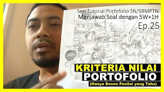 Cara Membuat Portofolio SNMPTN - SBMPTN - Kriteria Peniliaian Gambar Suasana - Waluyohadi