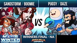 Sandstorm \u0026 Boomie vs Pugsyxd \u0026 Daze - Winners Final - Winter Championship NA 2v2