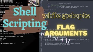 #Terminal | Bash Script Flags with Arguments | #BashShell #ShellScript #MacTerminal