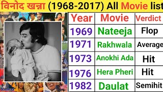 Vinod Khanna movie list | vinod khanna movie list hit or flop | Vinod Khanna movies