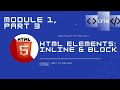 Build a Simple Portfolio: HTML Elements Explained - Inline vs Block!