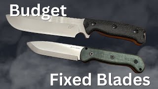 2 Worthwhile Budget Fixed Blade Knives For Camping & Outdoors - Review