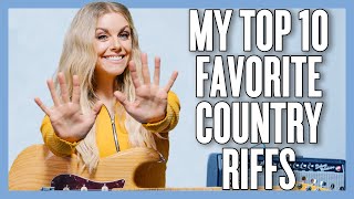 My 10 FAVORITE Country Riffs of ALL TIME (feat. @lindsayell)