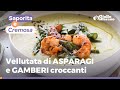 Vellutata di ASPARAGI con GAMBERI CROCCANTI: zero sprechi e FACILISSIMA da preparare!