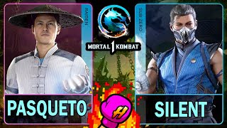 MK1 Pasqueto (RAIDEN) VS Silent (SUB-ZERO)🥊Mortal Kombat 1🥊4K 60ᶠᵖˢ