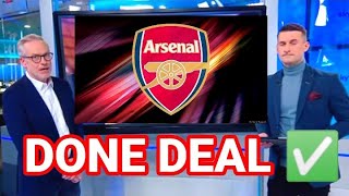 🔥 DONE DEAL100%✓NOW OFFICIAL ✅ARSENAL CONFIRM! FABRIZIO ROMANO TV SHOW! ARSENAL TRANSFER NEWSe