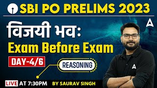 SBI PO 2023 | Reasoning Revision Session | SBI PO Reasoning By Saurav Singh | Day 4