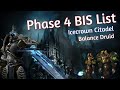 Phase 4 Balance Druid BIS List Early version | WotLK Classic P4 ICC Boomie