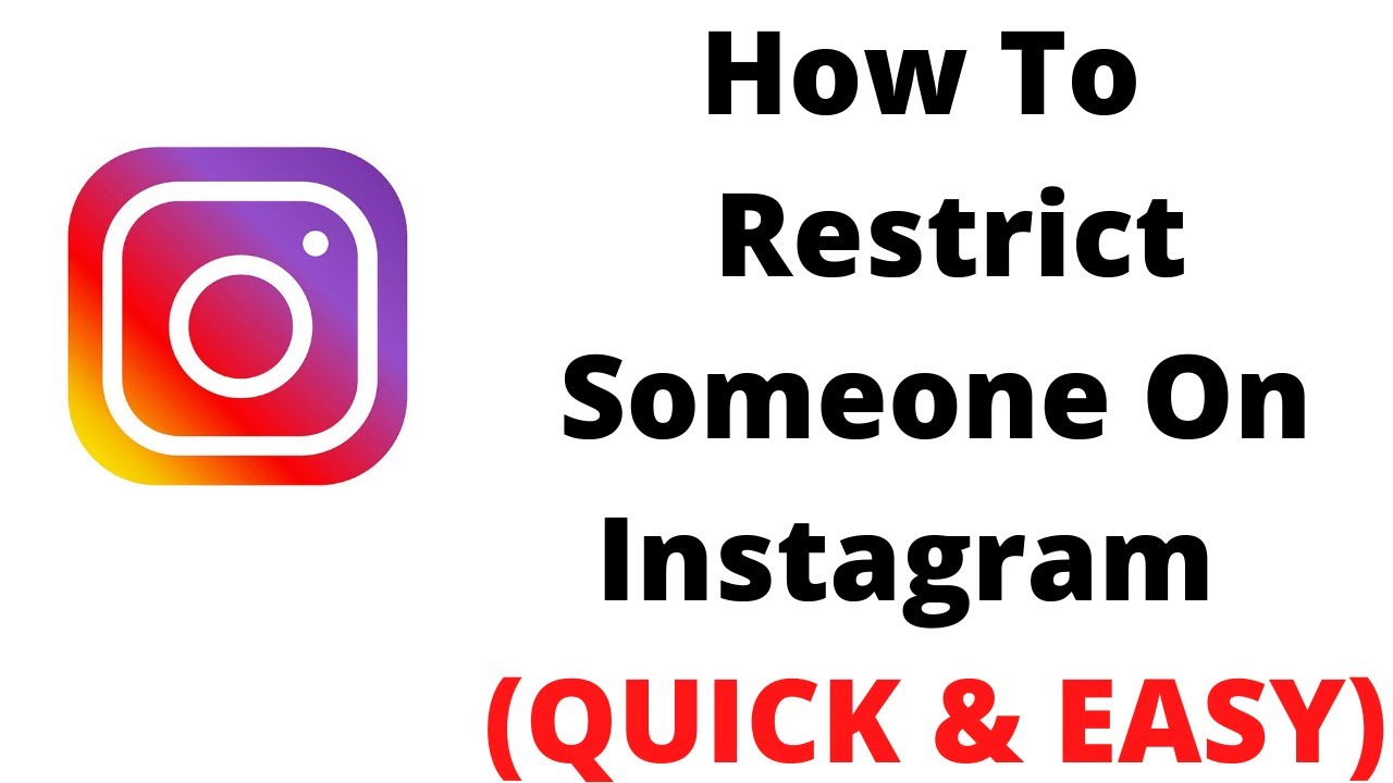 How To Restrict Someone On Instagram,how To Unrestrict Someone On ...