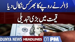 Dollar Price | Dunya News Headlines 01 PM | 20 October 2022