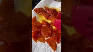 Low Calorie Cheesy Pepperoni Pizza Fries #weightlossrecipes #weightlosslunch