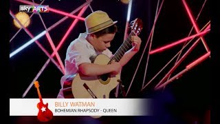 Billy Watman - Bohemian Rhapsody - Classical Guitar - best talent show auditions
