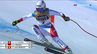 Corine Suter wins DOWNHILL gold medal - SKI WORLD CHAMPIONSHIPS - Cortina - 13 FEB 2021