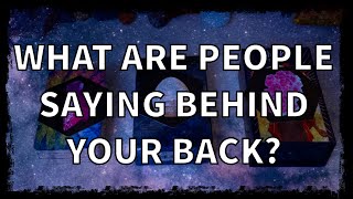✨🦉What are PEOPLE saying behind your BACK?🐀🍟🎧Timeless Pick A Card Tarot Reading
