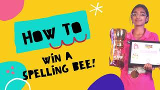 How to win Spell Bee Competitions | Spelling Champions | LITKIDS Short Courses