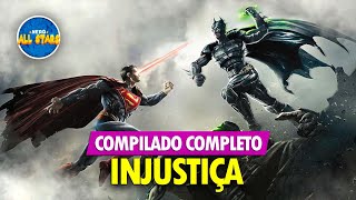 INJUSTIÇA: DEUSES ENTRE NÓS (Injustice) (Zero, HQ, Jogo 1 e 2) | Mega Compilado História Completa