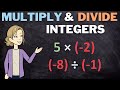 Multiplying and Dividing Integers | How to multiply and divide positive and negative Integers