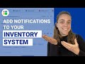 Add automatic notifications to your Google Sheet inventory spreadsheet