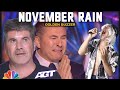 Golden Buzzer! Very Extraordinary Voice Make The Judges Cry When Singing The Song November Rain