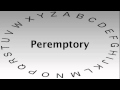 SAT Vocabulary Words and Definitions — Peremptory