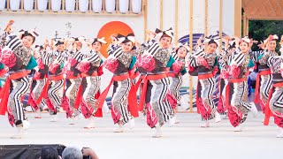 [4K] 天空しなと屋　茜丸×明星 よさこい鳴子踊り特別演舞 2022 1日目　高知城演舞場 (中央)