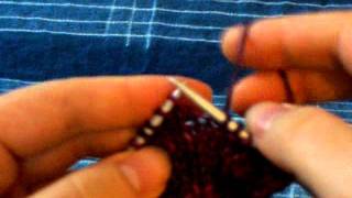 Right-handed Speed Knitting Technique