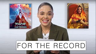 Tessa Thompson Would Play THIS Marvel Character If Not Valkyrie | For The Record | Harper's BAZAAR