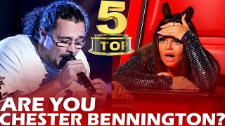 TOP 5 LINKIN PARK'S COVERS ON THE VOICE | BEST AUDITIONS