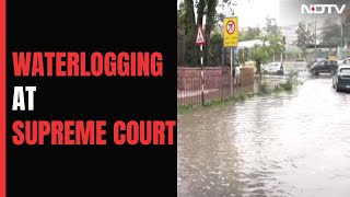 Delhi Flood | Waterlogging At Supreme Court As Authorities Try To Fix Drain Breach