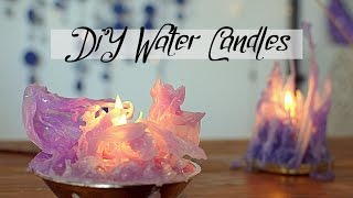 DIY Gothic Water Candles - Frozen inspired | Mika chan Sailor