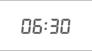 Minimal Time - 6 Minute 30 Second | Digital Time | Simple game countdown⏱