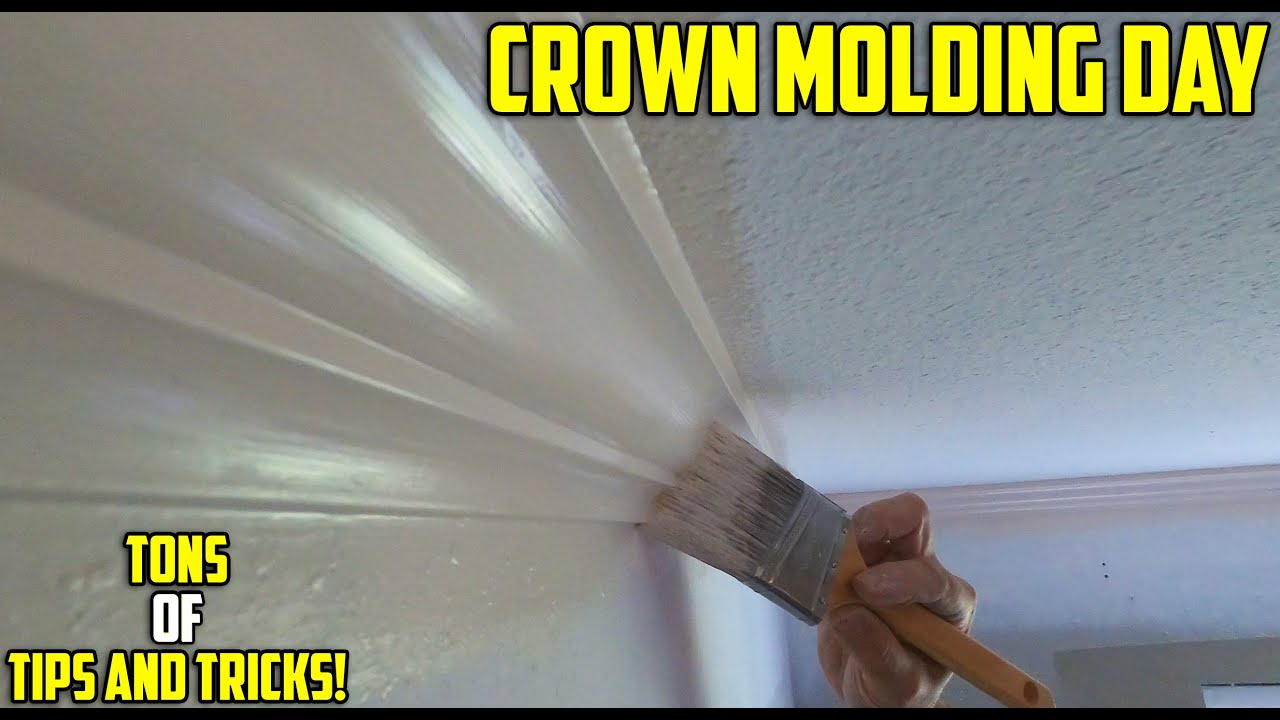 Remodeling A Kitchen A Z Part 7 Crown Molding Day Youtube