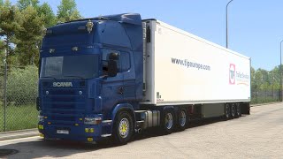 Euro Truck Simulator 2 | ETS2 1.45 | Scania V8 R4 series RJL | Jonkoping (S) to Riga (LV)