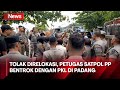 Ricuh Penertiban PKL, Pedagang Bentrok dengan Petugas Satpol PP di Padang