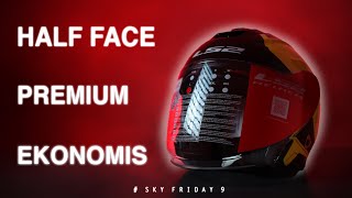 REVIEW HELM LS2 OF521 INFINITY | Review Helm Half Face | SKY FRIDAY